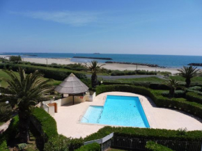 SAVANNA BEACH I Joli T3 vue mer piscine Cap d'Agde